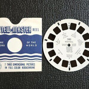 VINTAGE MONTREAL Quebec Canada VIEW MASTER Reel 1950
